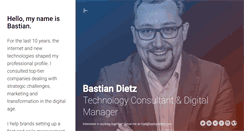 Desktop Screenshot of bastiandietz.com